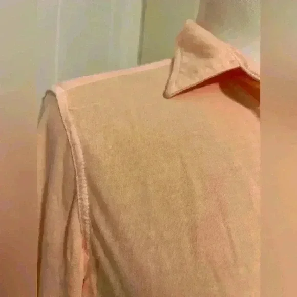 FRANK & EILEEN $248 Barry Tee Lab Orange Fluorescent Comfy Coastal Grandma